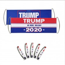America Trump Foldable Handheld Scrolling Fan Banner